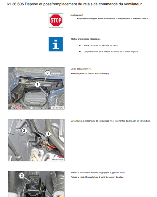 Manuel d'atelier BMW série 3 F30 2019 français Docautomoto