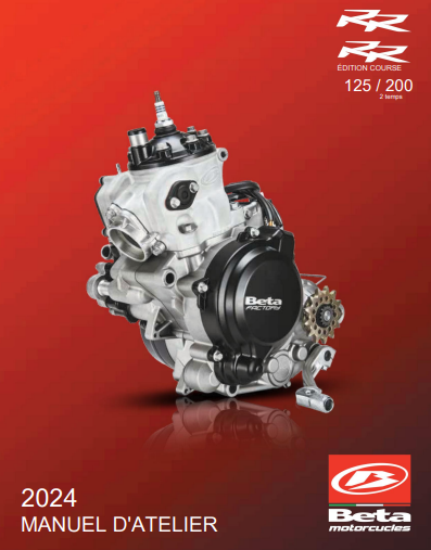 Manuel d'atelier Beta 125 200 RR 2024 français Docautomoto