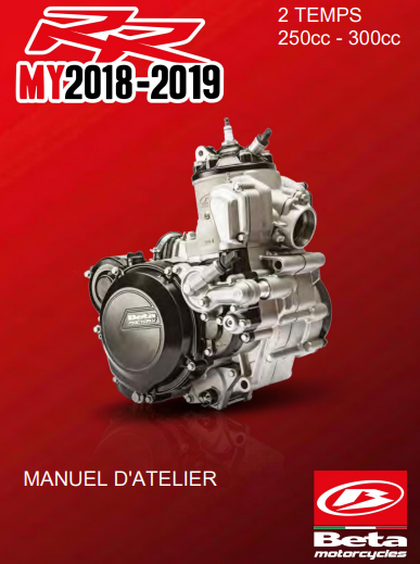 Manuel d'atelier Beta 250 300 RR 2018 2019 français Docautomoto