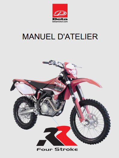 Manuel d'atelier Beta 400 450 525 RR 2009 français Docautomoto