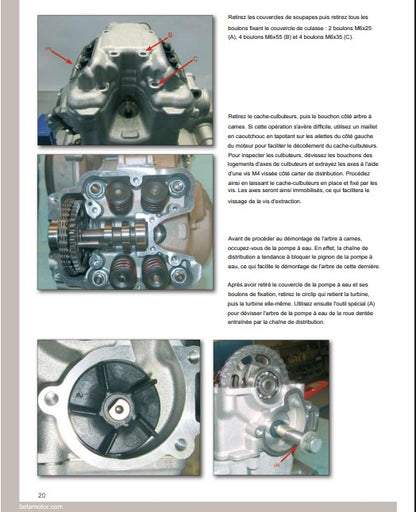Manuel d'atelier Beta EVO 4 Temps 2026 français