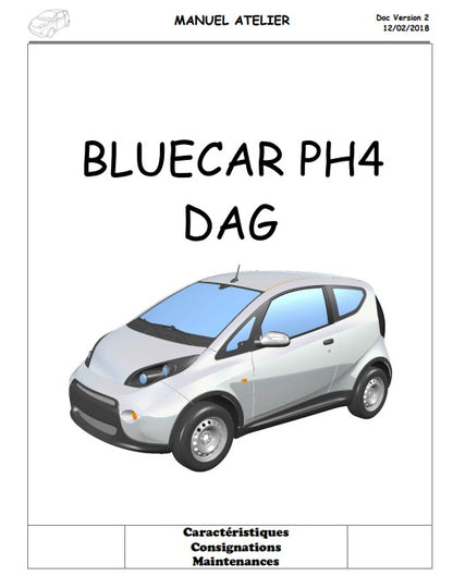 Manuel d'atelier Bolloré Autolib 2018 Docautomoto