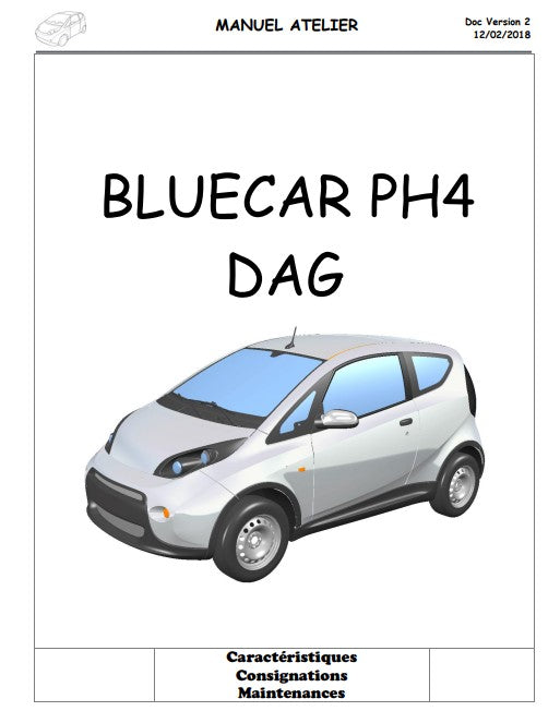 Manuel d'atelier Bolloré Autolib 2018 Docautomoto