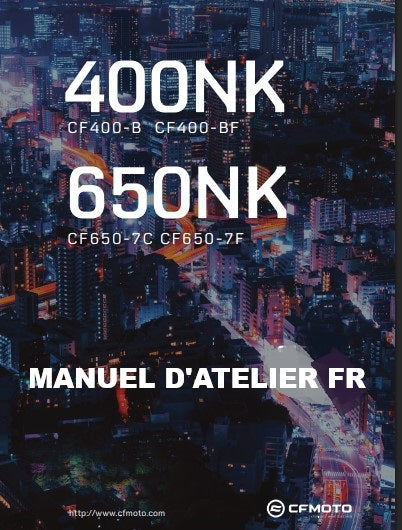 Manuel d'atelier CFMoto 400 650 2023 français Docautomoto