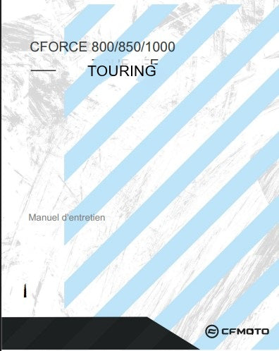 Manuel d'atelier CFMoto CF800 850 1000 Touring 2024 français Docautomoto