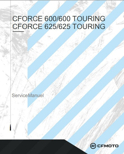 Manuel d'atelier CFMoto CForce 600 625 2025 2026 français