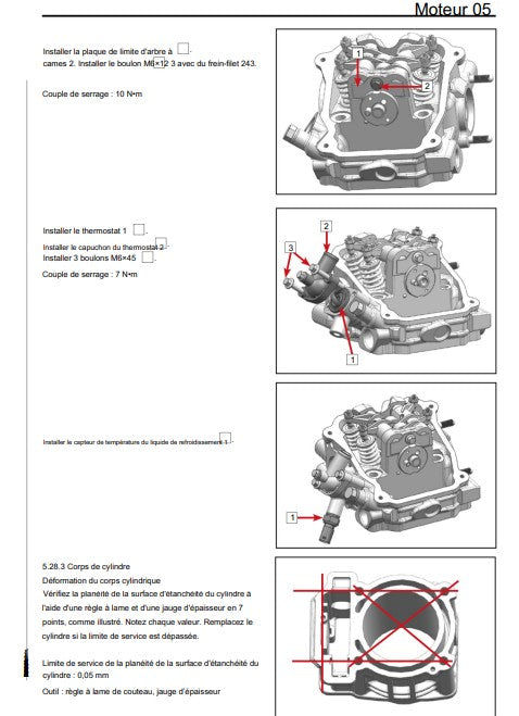 Manuel d'atelier CFMoto CForce 600 625 2025 2026 français
