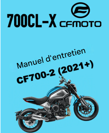 Manuel d'atelier CF Moto CLX 700 2021 français Docautomoto