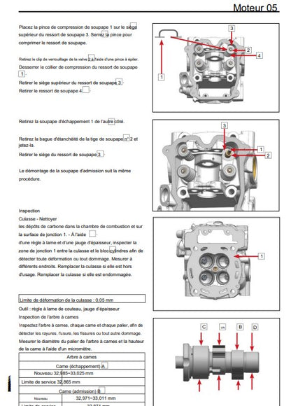 Manuel d'atelier CFMoto Cforce 400 450 500 520 2025 français Docautomoto