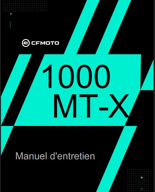 Manuel d'atelier CFMoto MT 1000 2026 français Docautomoto