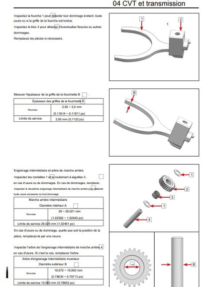 Manuel d'atelier CFMoto Uforce U10 2026 français Docautomoto