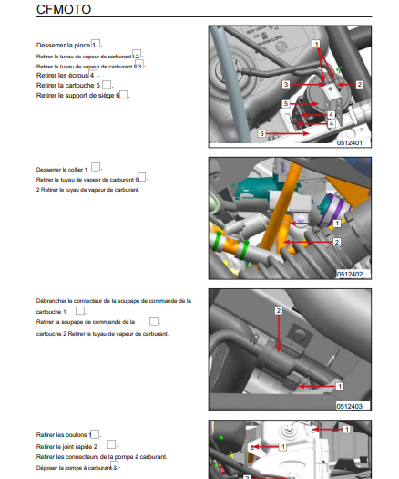 Manuel d'atelier CFMoto ZForce 950 2019 Français Docautomoto