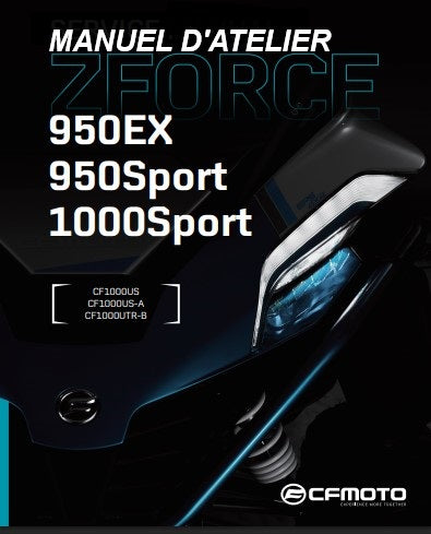 Manuel d'atelier CFMoto Zforce 1000 Sport 2019 français Docautomoto