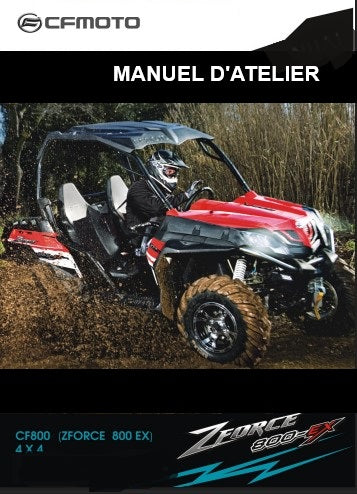 Manuel d'atelier CFMoto Zforce 800 4x4 français Docautomoto
