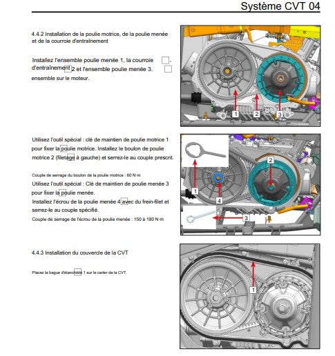 Manuel d'atelier CFMoto CF400 CF500 2024 français Docautomoto