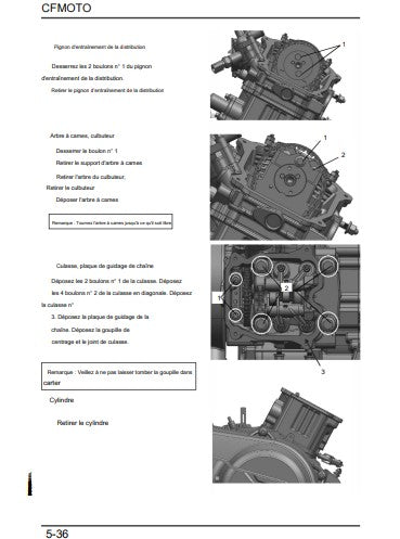 Manuel d'atelier CFmoto CF 400 2021 français Docautomoto