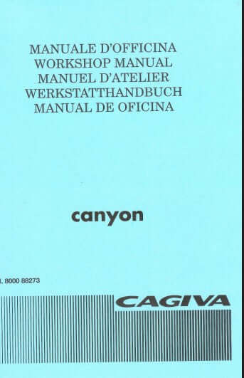 Manuel d'atelier Cagiva 500 canyon français Docautomoto