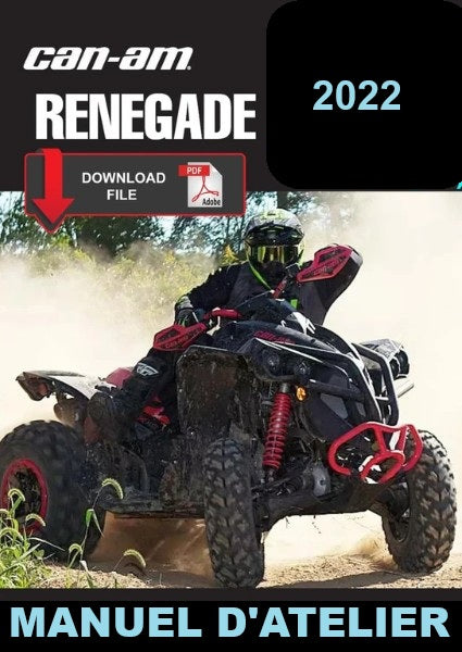 Manuel d'atelier Can-am Renegade 2022 français Docautomoto