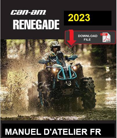 Manuel d'atelier CanAm Renegade 2023 français Docautomoto