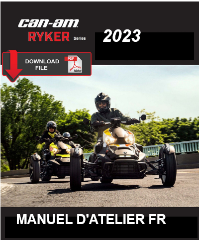 Manuel d'atelier CanAm Ryker 600 900 2023 français Docautomoto