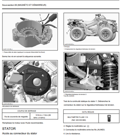 Manuel d'atelier CanAm Outlander 2018 pdf français Docautomoto