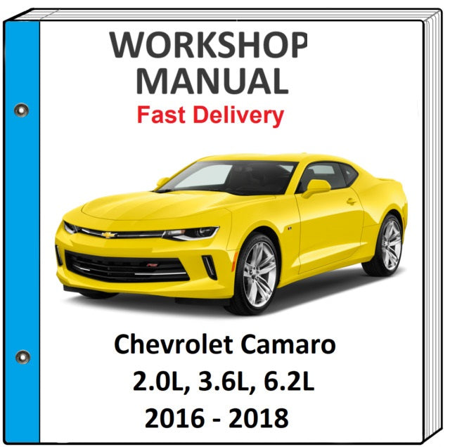 manuel d'atelier Chevrolet Camaro 2017 { {{ Docautomoto }}