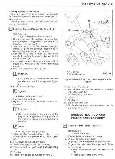 manuel d'atelier Chevrolet GMC pick up et vans 1986 Docautomoto