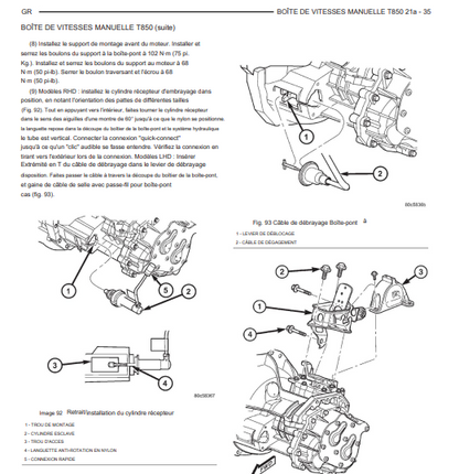 Manuel d'atelier Chrysler Voyager 2000 français { {{ Docautomoto }}
