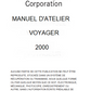 Manuel d'atelier Chrysler Voyager 2000 français { Docautomoto