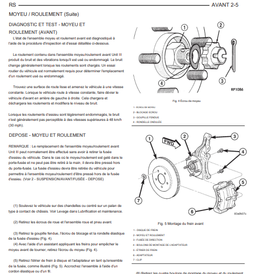 Manuel d'atelier Chrysler Voyager 2000 français { Docautomoto