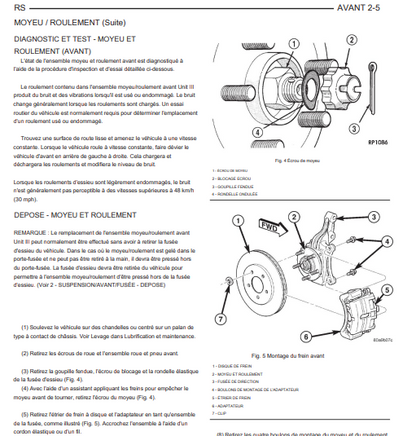 Manuel d'atelier Chrysler Voyager 2000 français { {{ Docautomoto }}