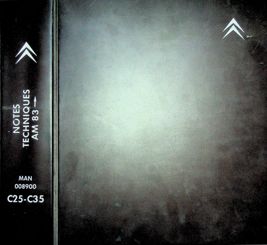 Manuels d'atelier Citroën C35 1 et 2 