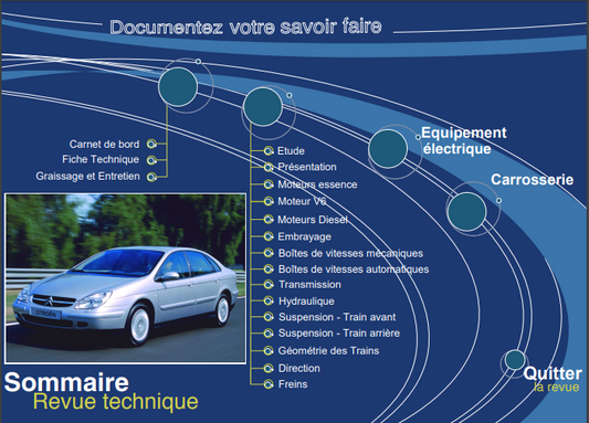 Manuel d'atelier Citroën C5 2001 { {{ Docautomoto }}