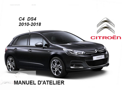 Manuel d'atelier Citroën C4 DS4 2010 2018 { {{ Docautomoto }}