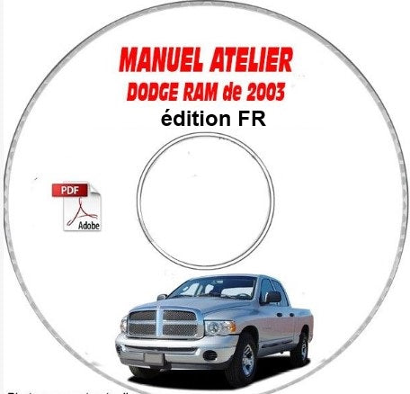 Manuel d'atelier Dodge RAM 2003 français Docautomoto