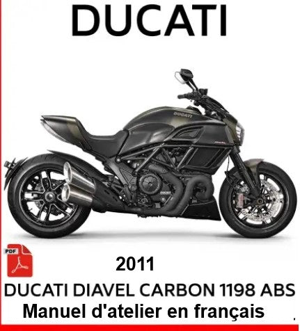 Manuel d'atelier Ducati 1200 diavel carbon 2011 français Docautomoto