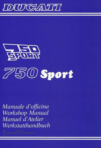 Manuel d'atelier Ducati 750 Sport Docautomoto