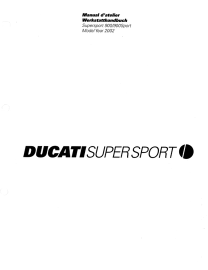 Manuel d'atelier Ducati 900 SSIE 2002 français