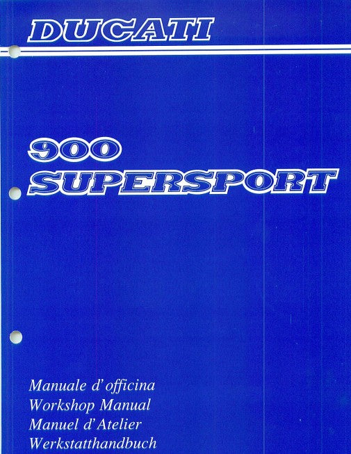 Manuel d'atelier Ducati 900 Supersport 1989 Docautomoto