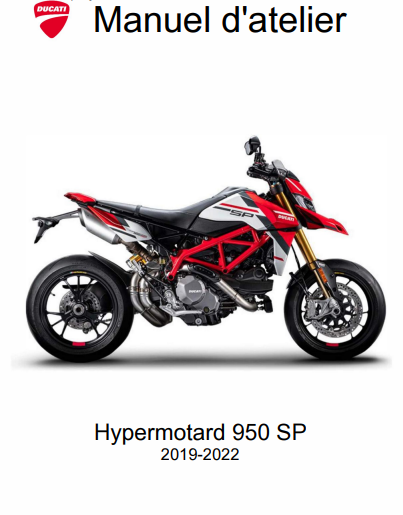 Manuel d'atelier Ducati Hypermotard 950 SP 2019 2022 français Docautomoto