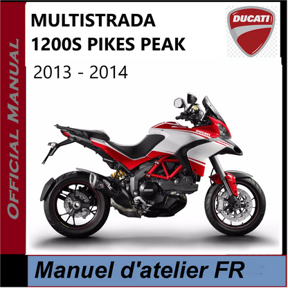 Manuel d'atelier Ducati Multistrada 1200 S Pikes Peak Docautomoto