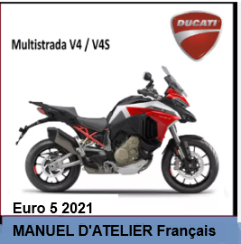 Manuel d'atelier Ducati Multistrada V4 V4S 2021 français Docautomoto