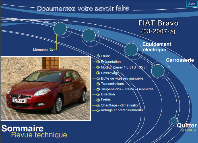 Manuel de réparation Fiat Bravo 2 2007 { {{ Docautomoto }}