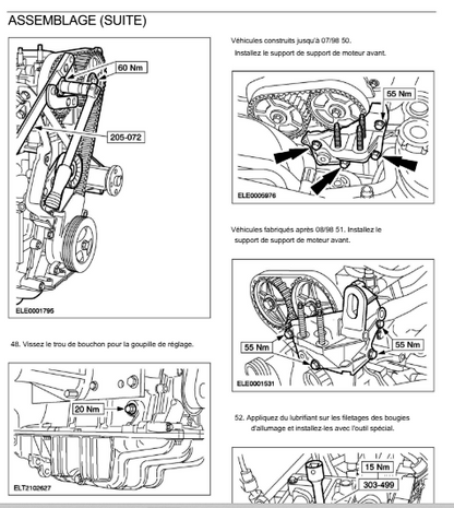 Manuel d'atelier Ford Courrier 2002 français { {{ Docautomoto }}