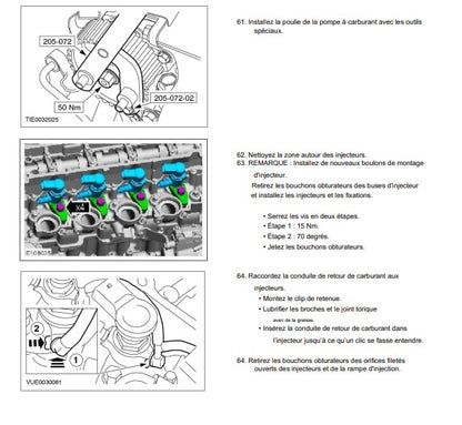 Manuel d'atelier Ford moteurs Duratorq tdci { {{ Docautomoto }}