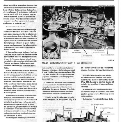 Manuel d'atelier Ford Mustang 1965 français { {{ Docautomoto }}