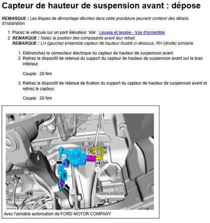 Manuel d'atelier Ford Mustang GT 5.0 2024 français Docautomoto