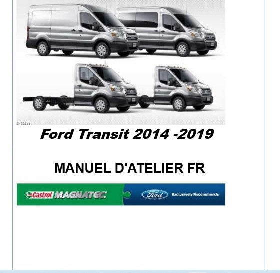 Manuel d'atelier Ford Transit 2014 2019 français Docautomoto