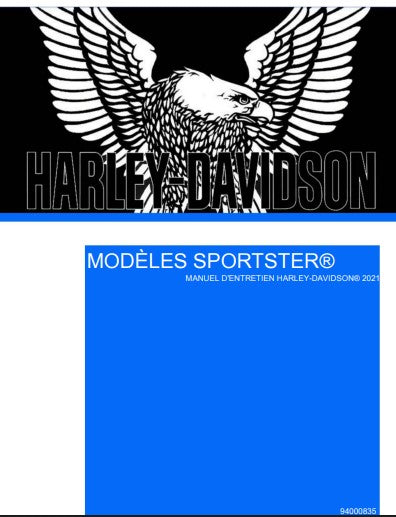 Manuel d'atelier Harley davidson Sportster 2021 français Docautomoto