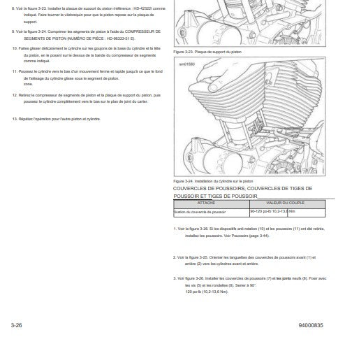 Manuel d'atelier Harley davidson Sportster 2021 français Docautomoto